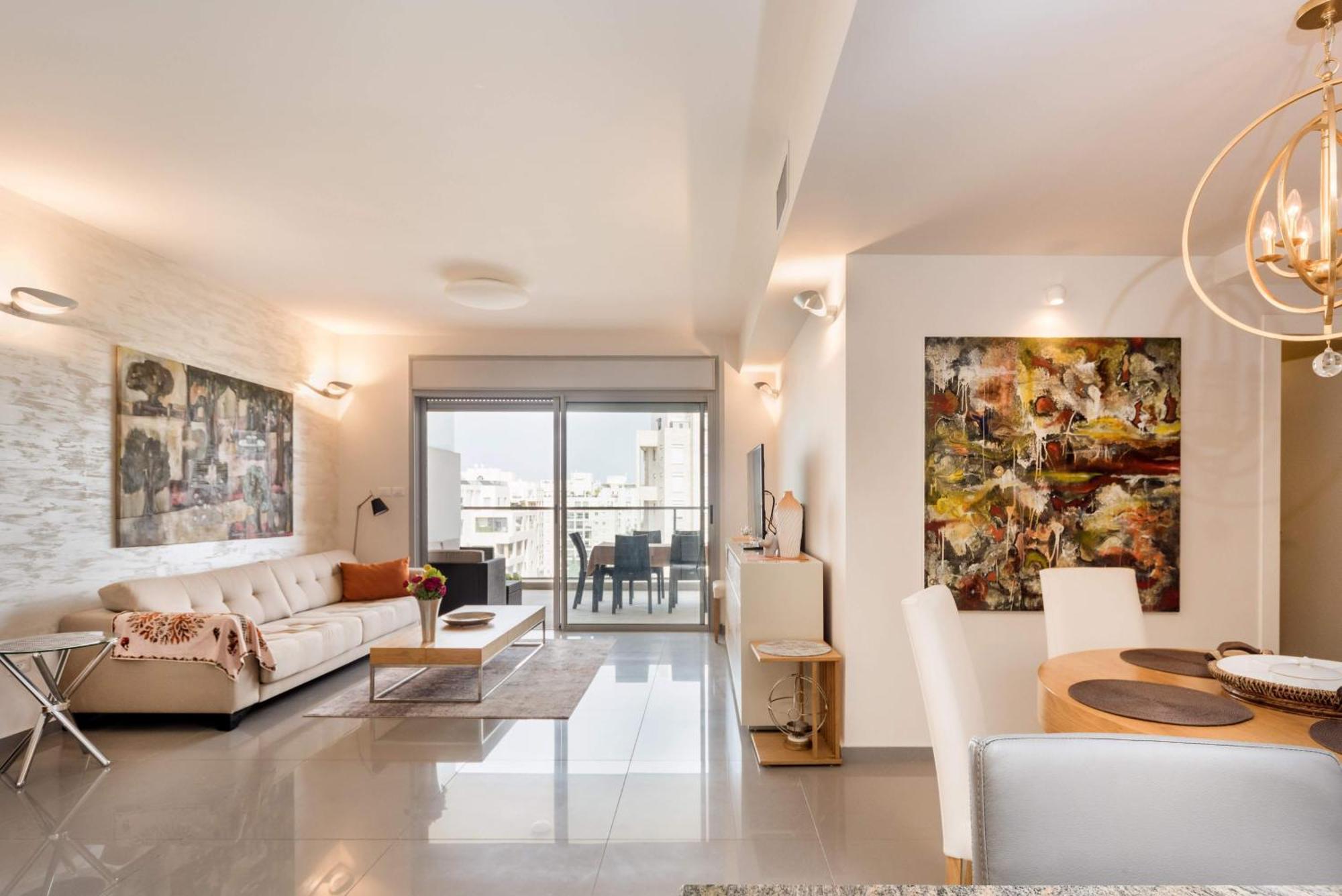 Urban Gem With Outdoor Lounge By Sea N' Rent Apartment Tel Aviv Bagian luar foto